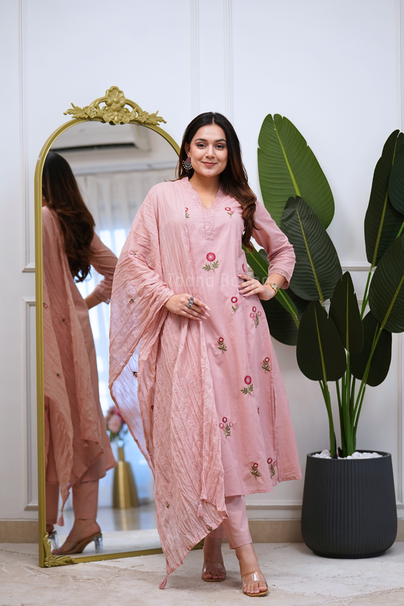 Dupatta Pant Set