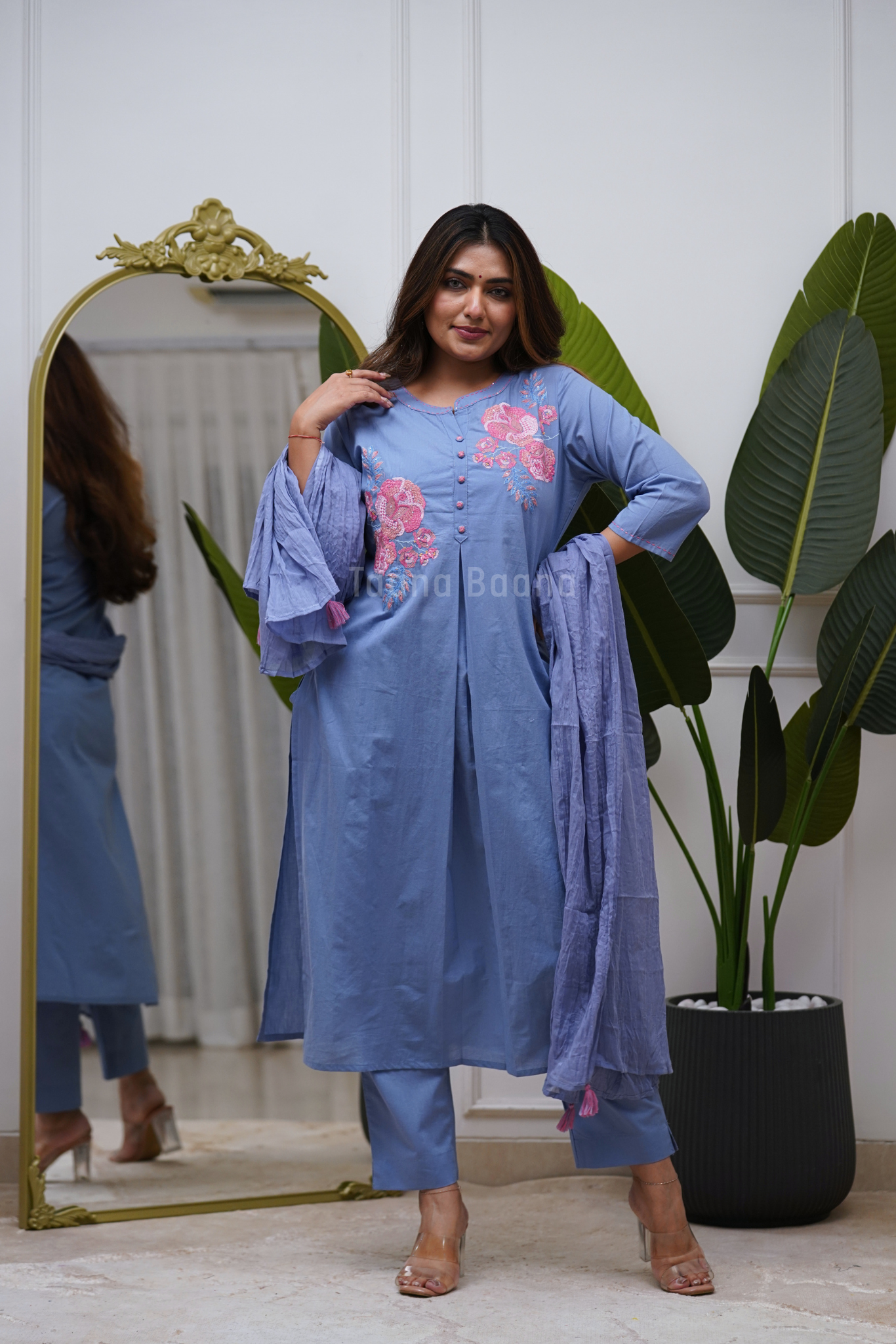 Dupatta Pant Set