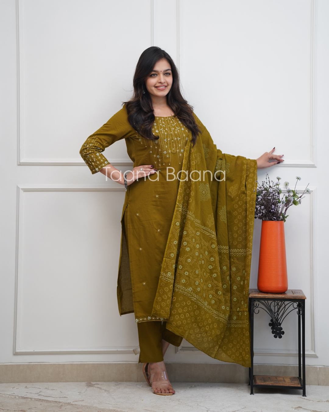 Dupatta Pant Set