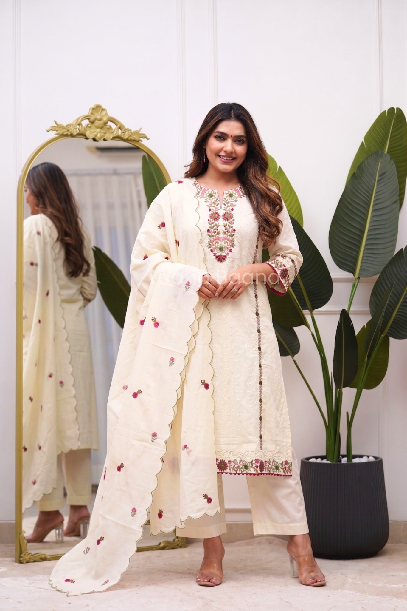 Dupatta Pant Set
