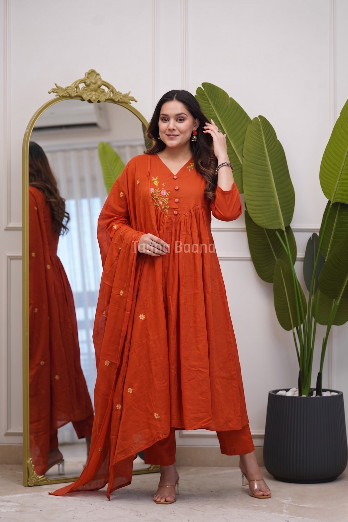Anarkali Dupatta Set