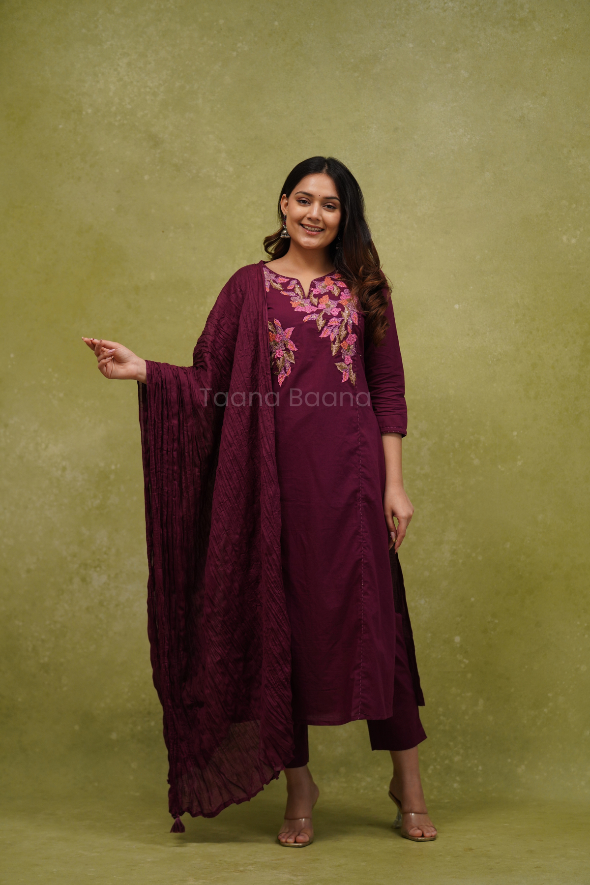 Dupatta Pant Set