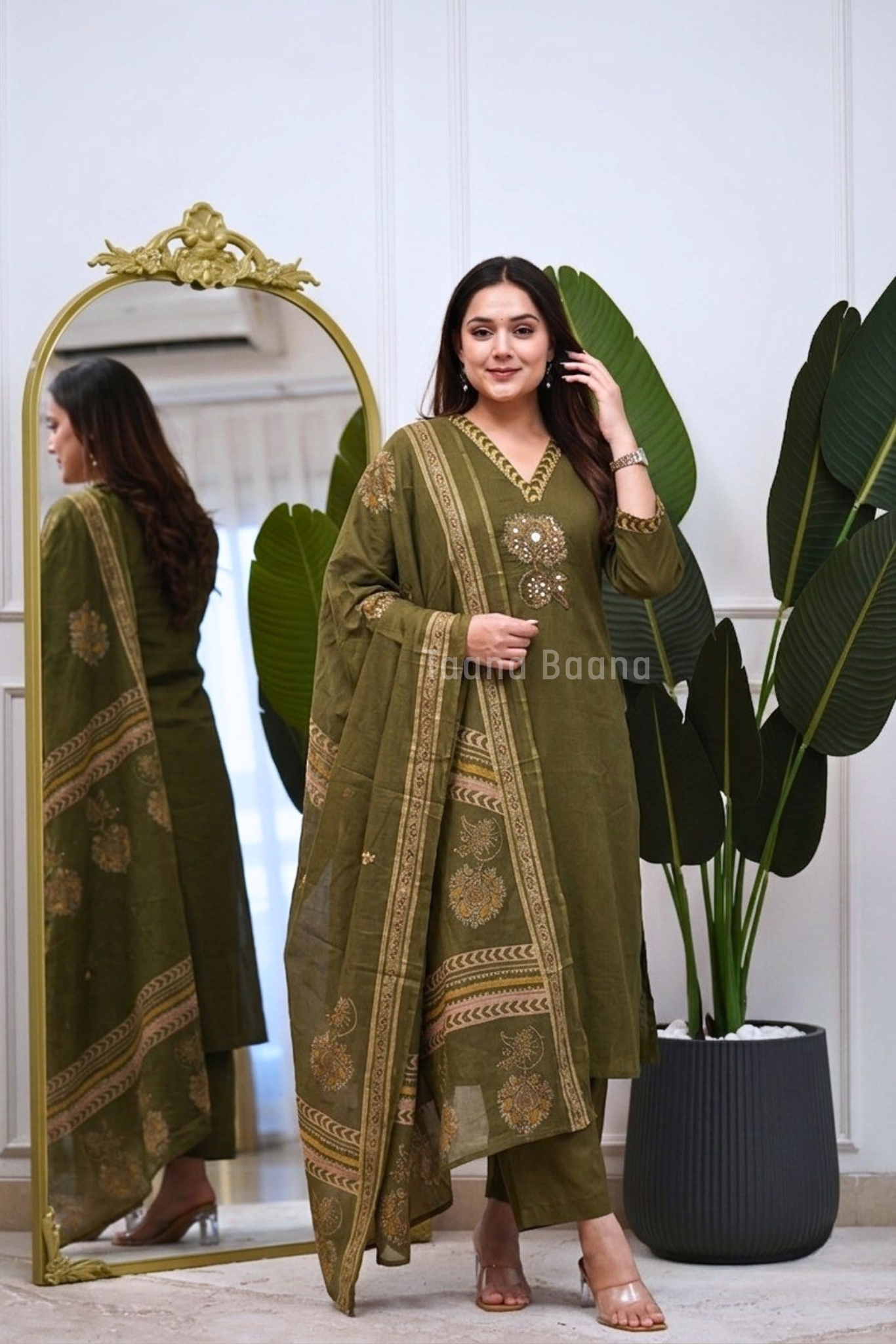 Dupatta Pant Set