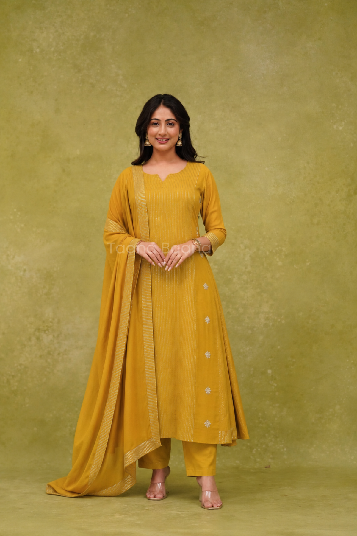 Dupatta Pant Set