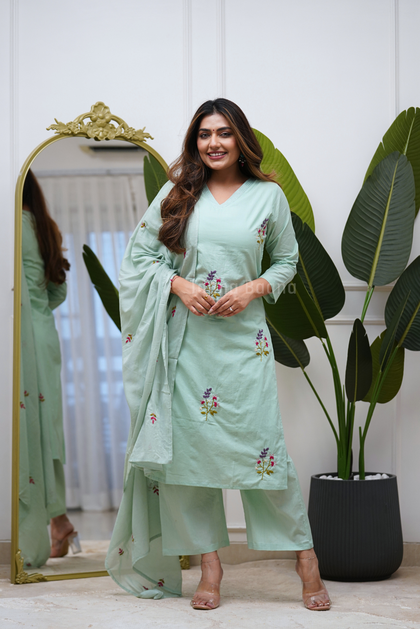 Dupatta Pant Set