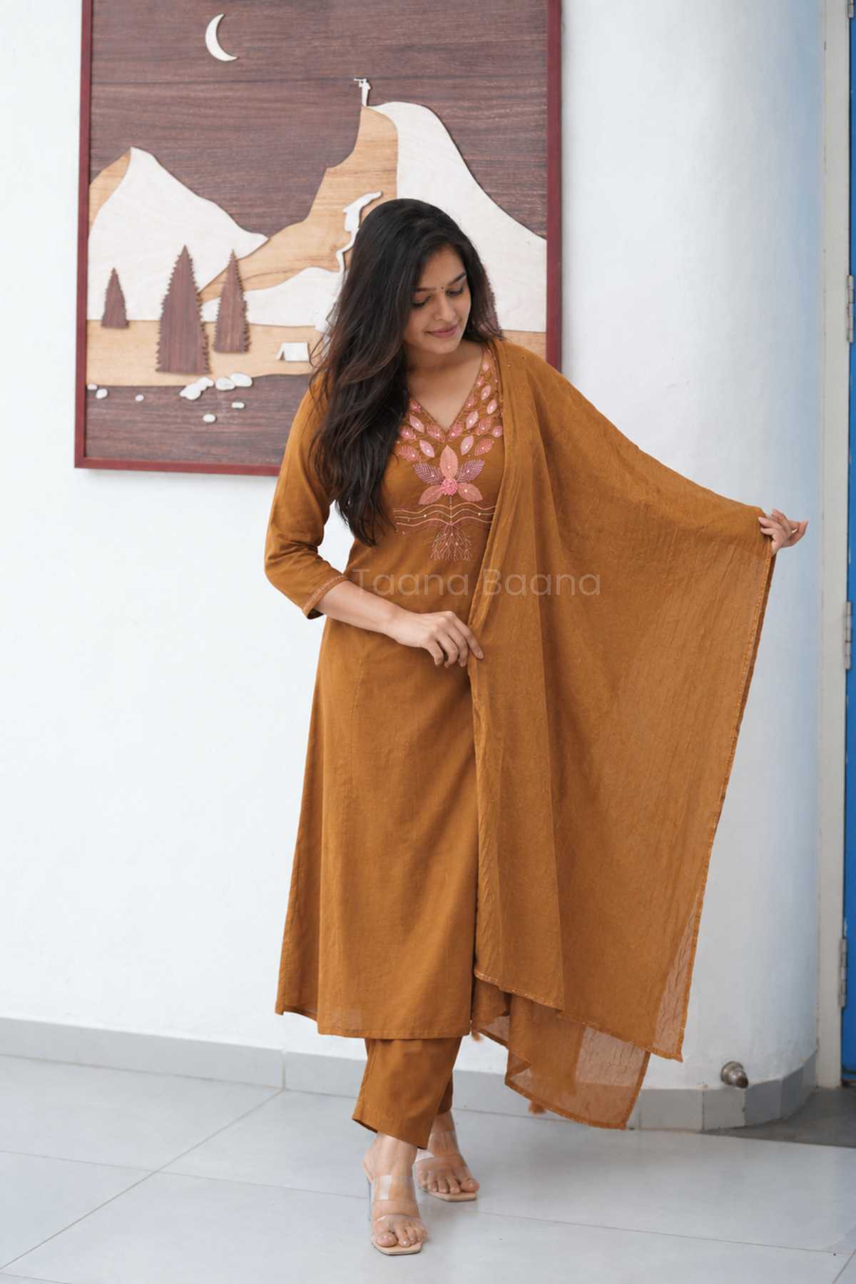 Dupatta Pant Set