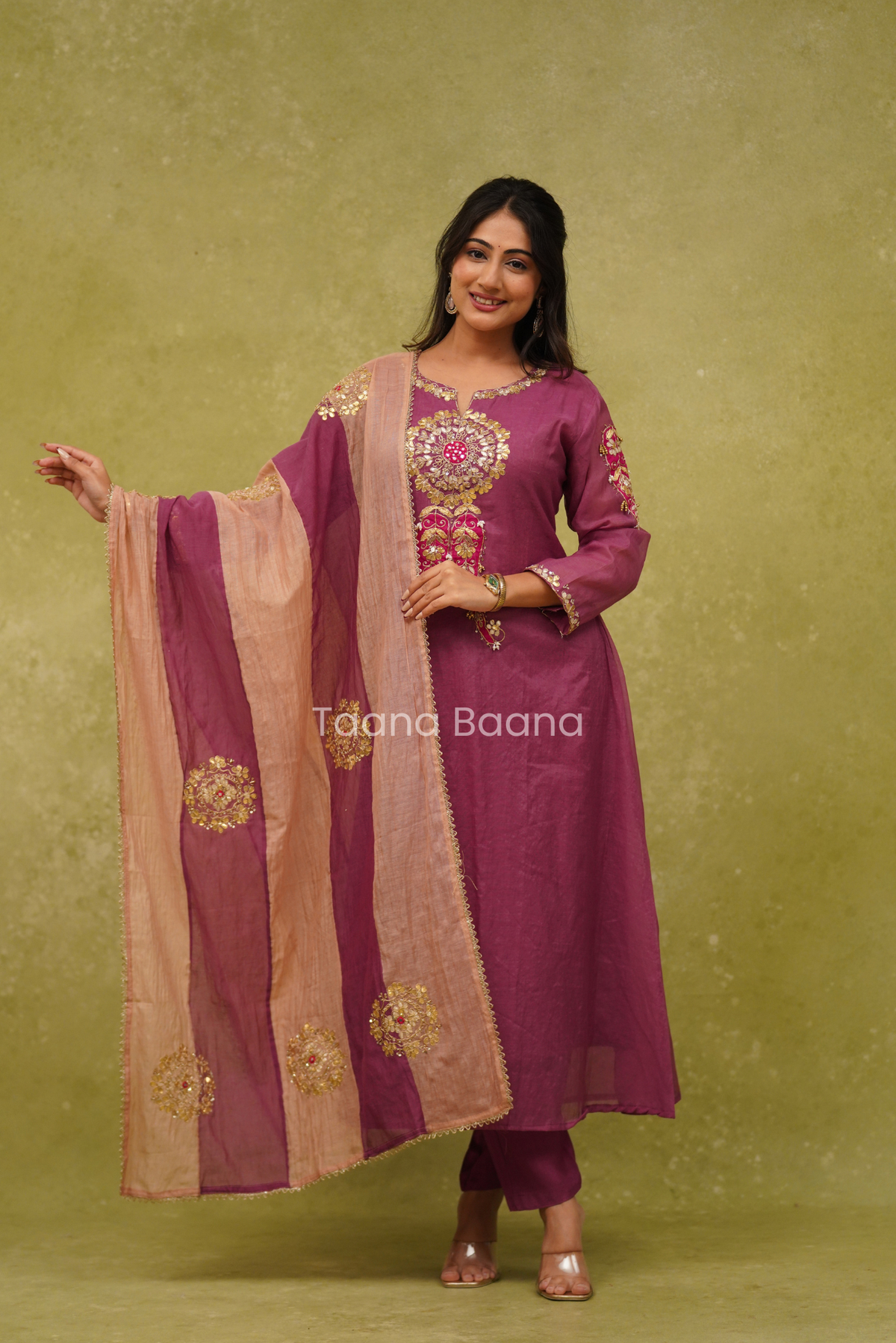 Anarkali Dupatta Set
