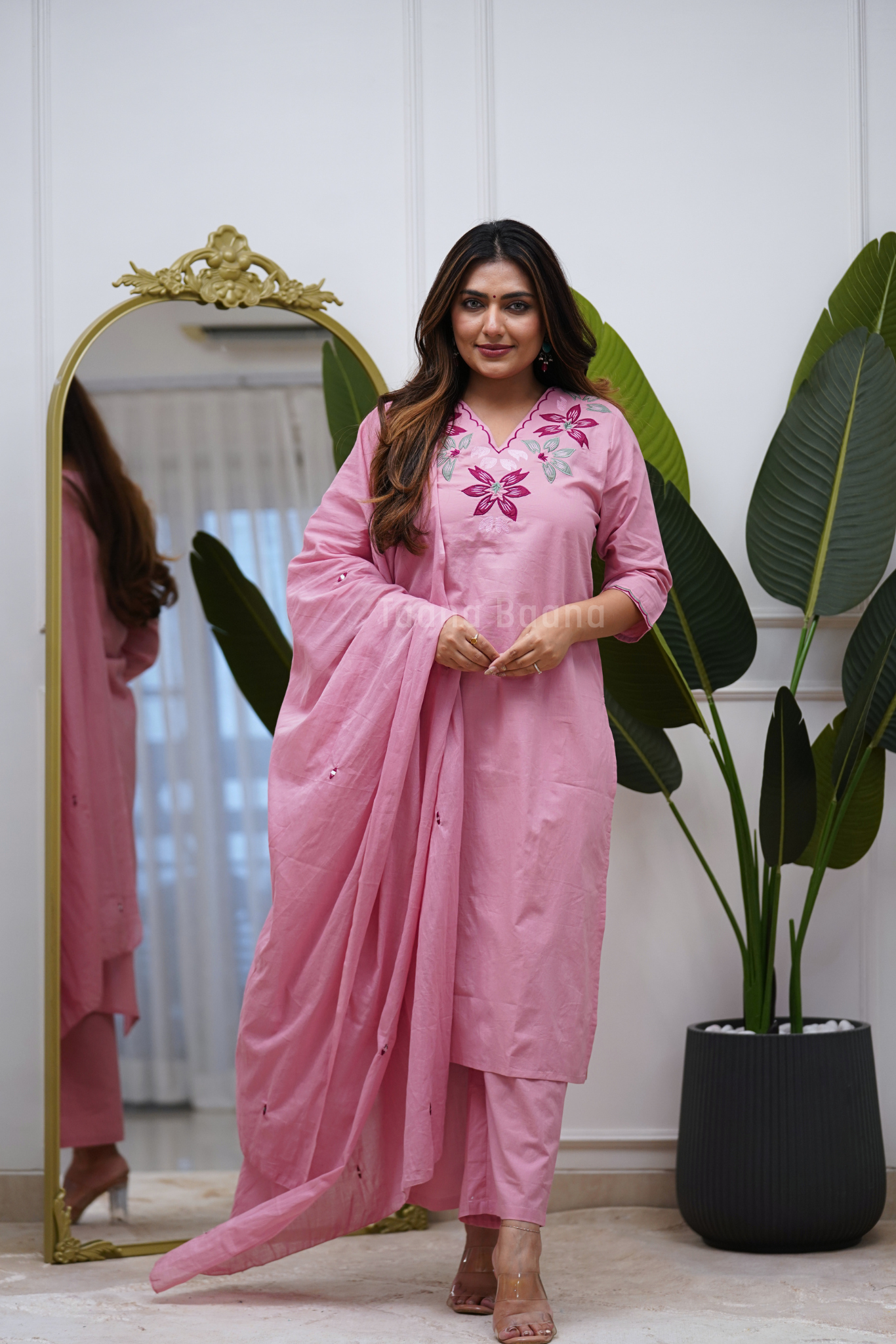Dupatta Pant Set
