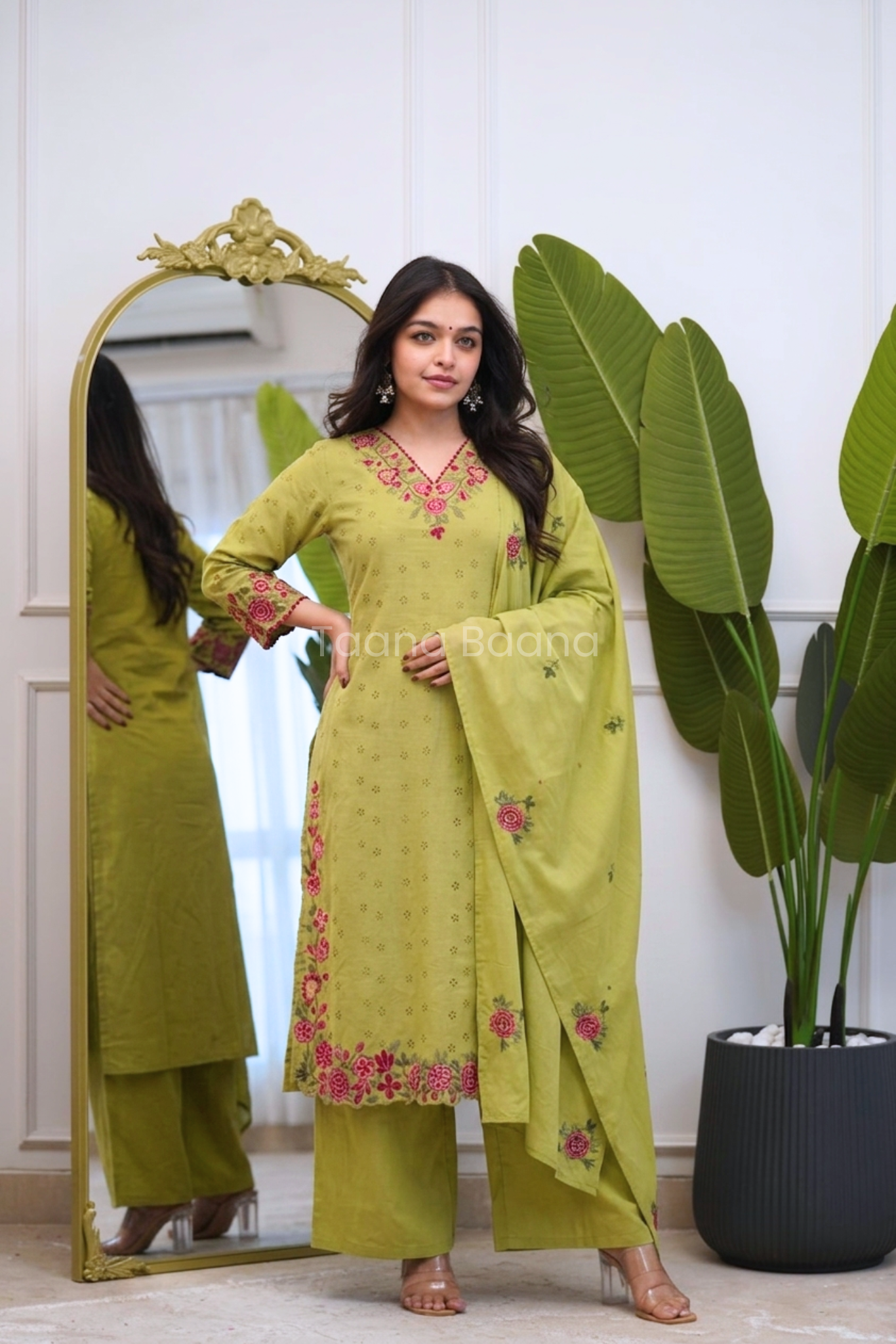 Dupatta Pant Set