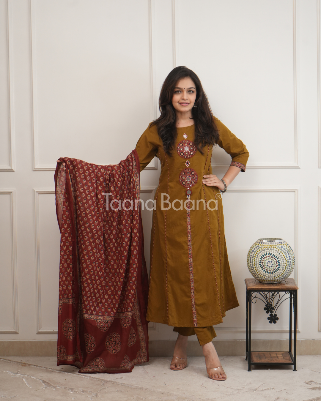 Dupatta Pant Set