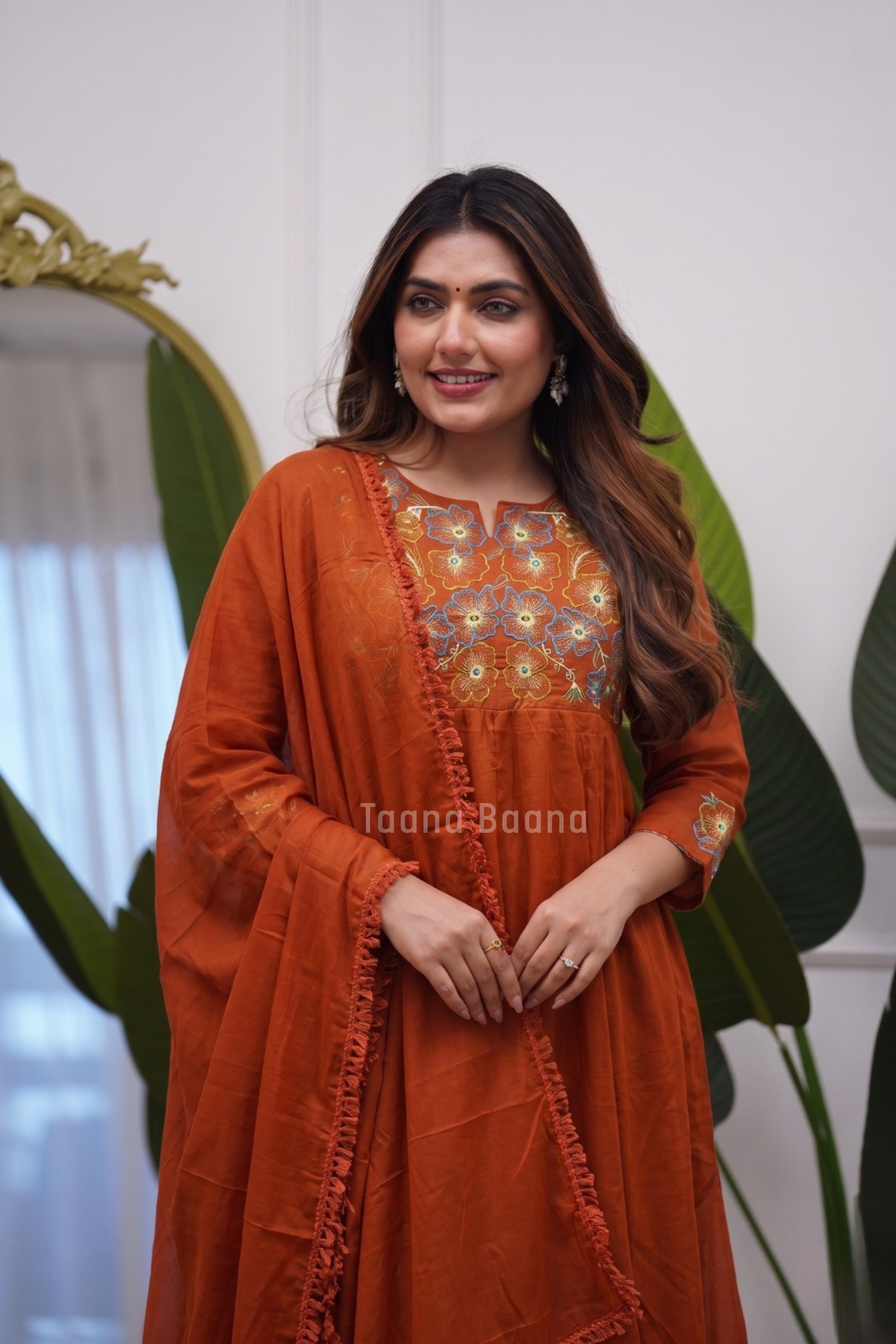Anarkali Dupatta Set