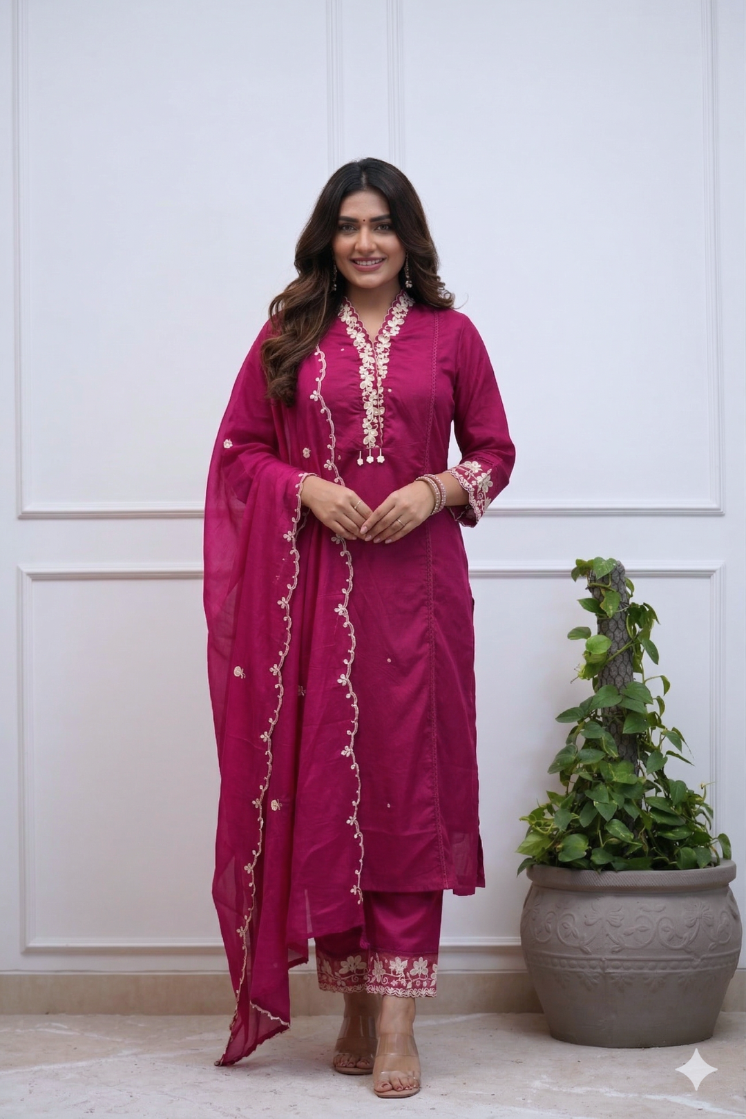 Dupatta Pant Set