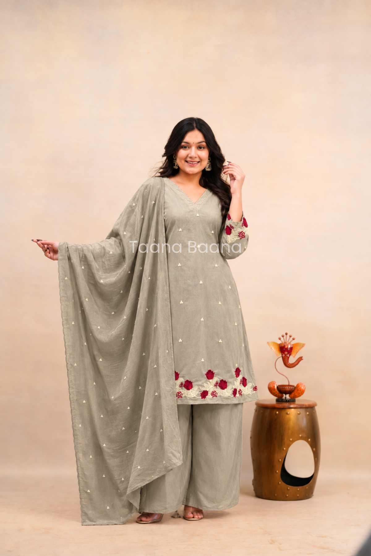 Dupatta Pant Set