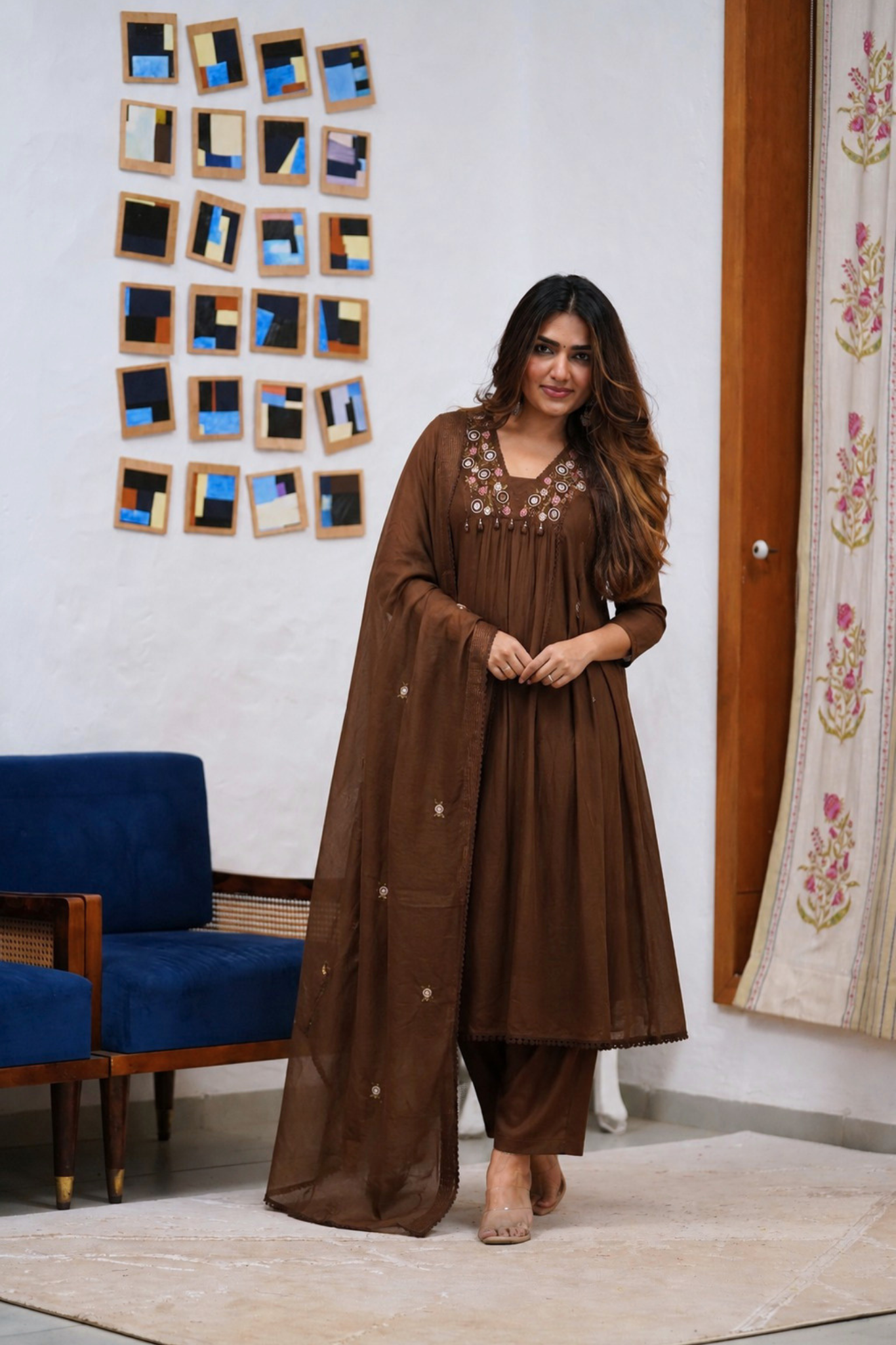 Dupatta Pant Set