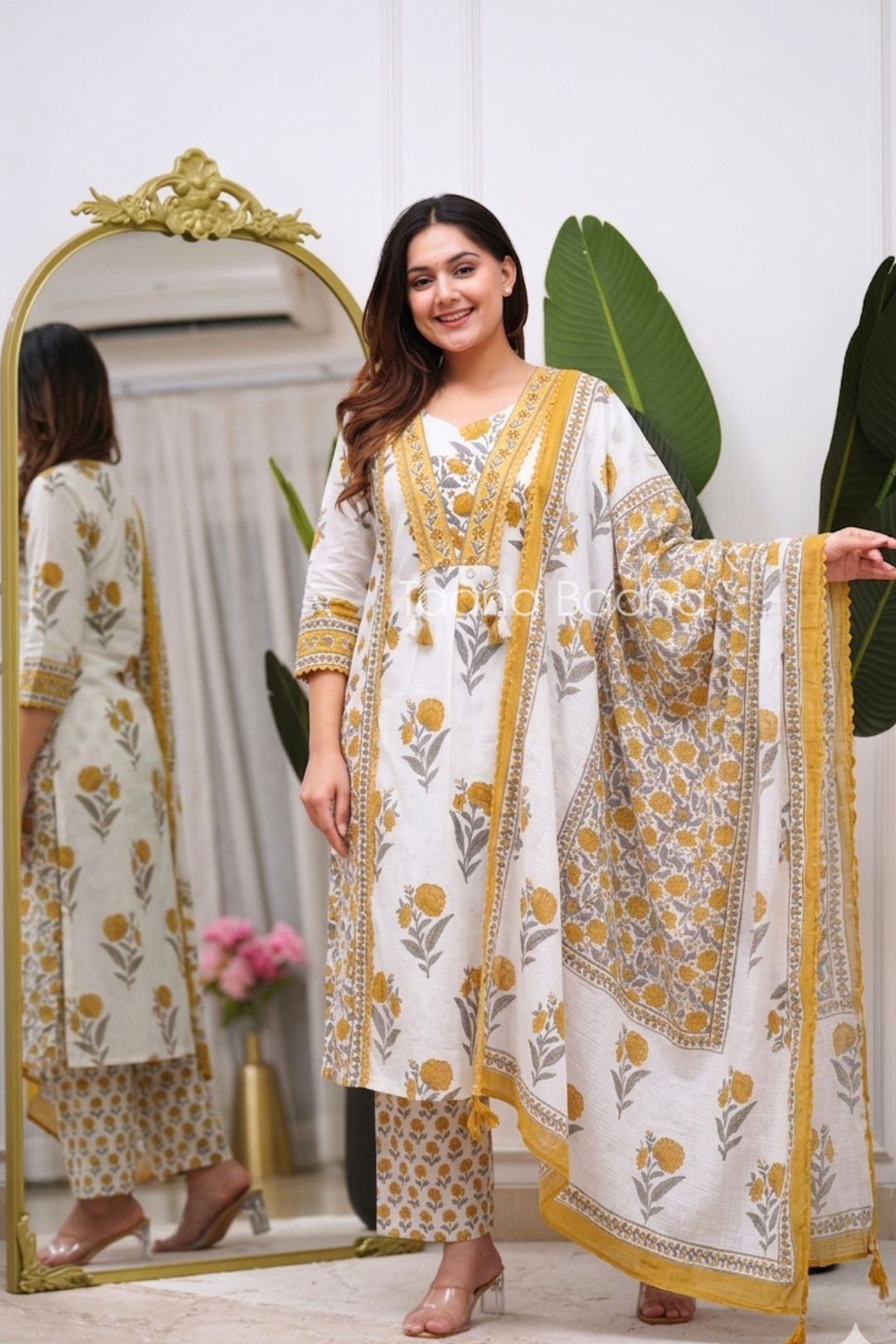 Dupatta Pant Set