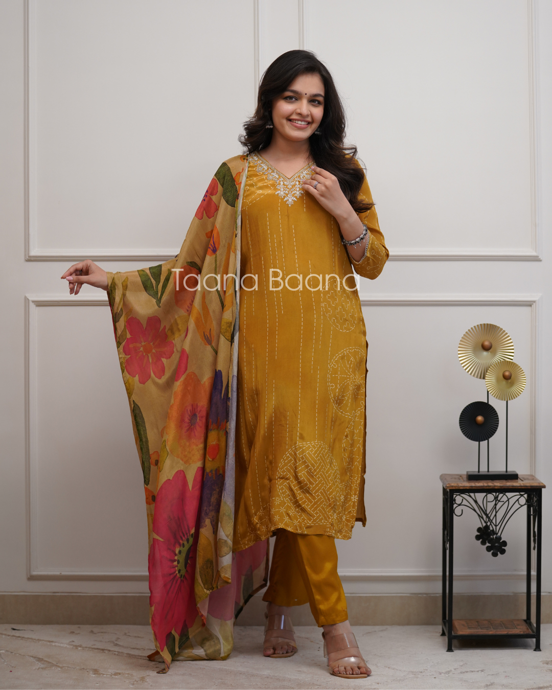 Dupatta Pant Set
