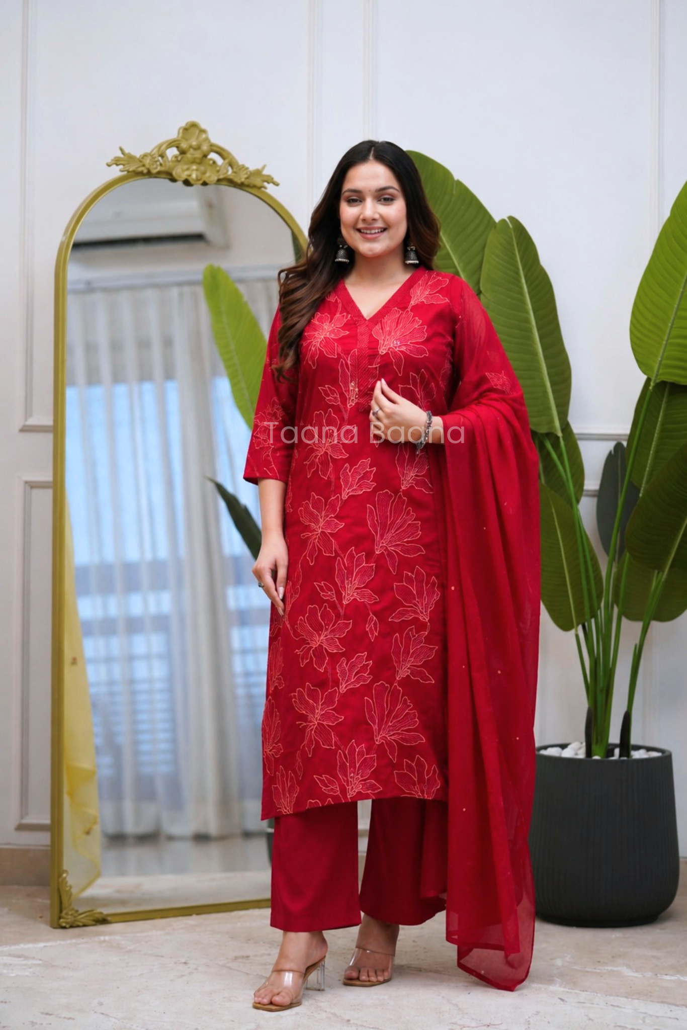 Dupatta Pant Set