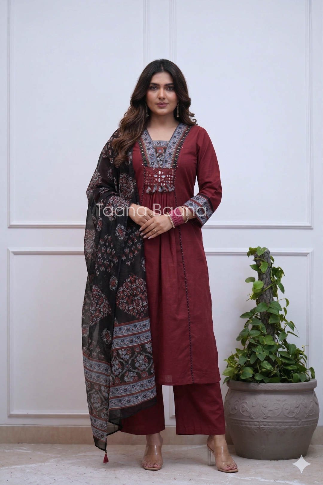 Dupatta Plazo Set