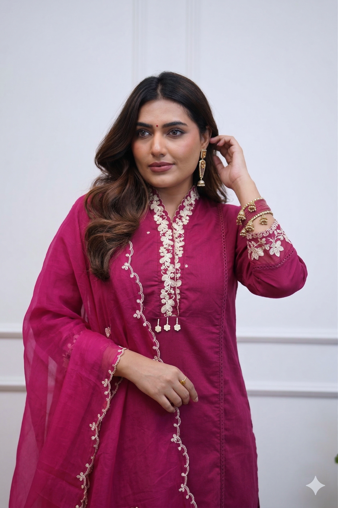 Dupatta Pant Set