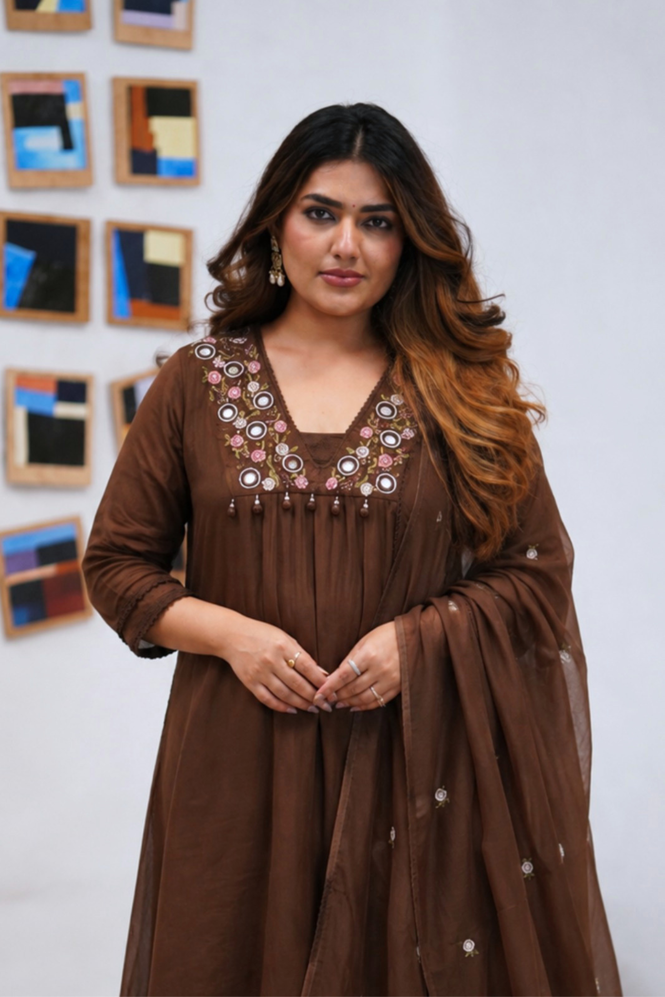 Dupatta Pant Set
