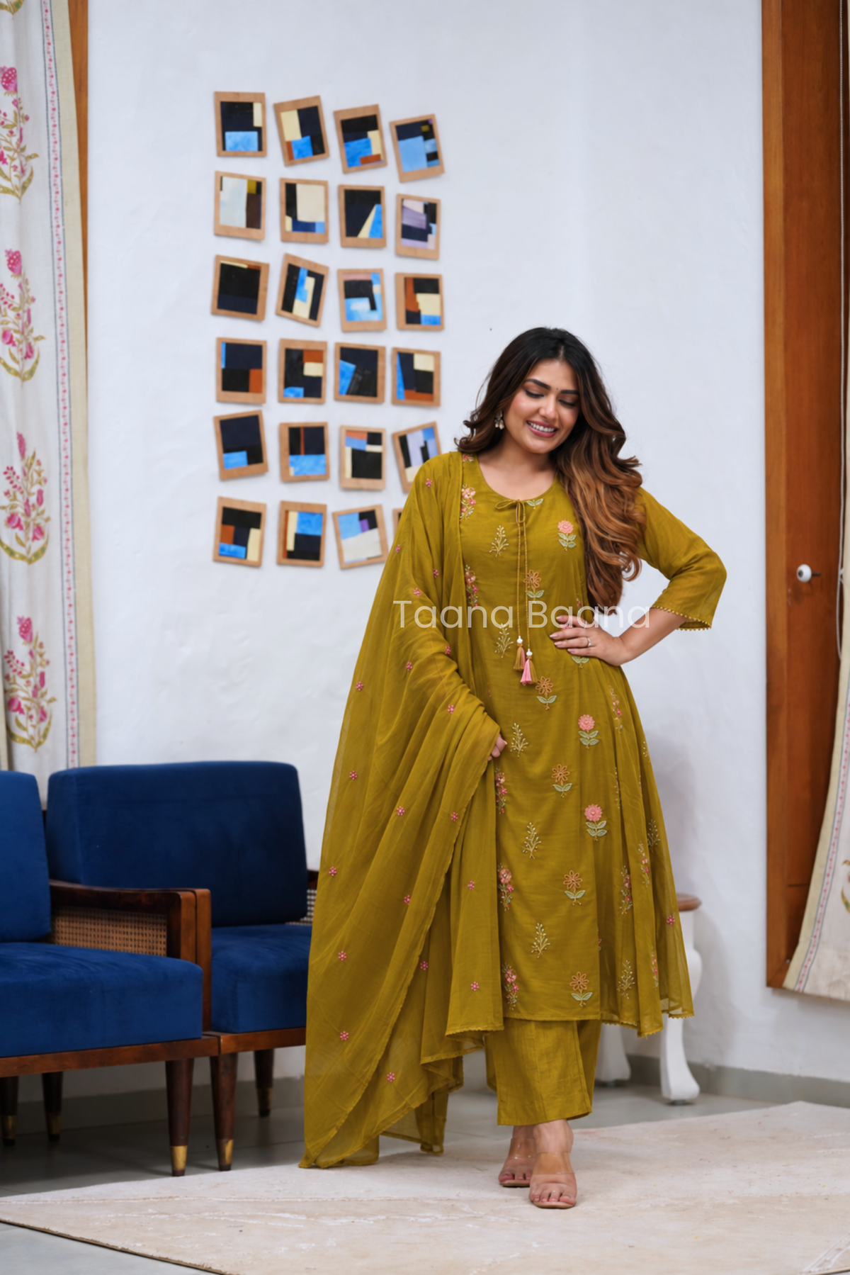 Dupatta Pant Set