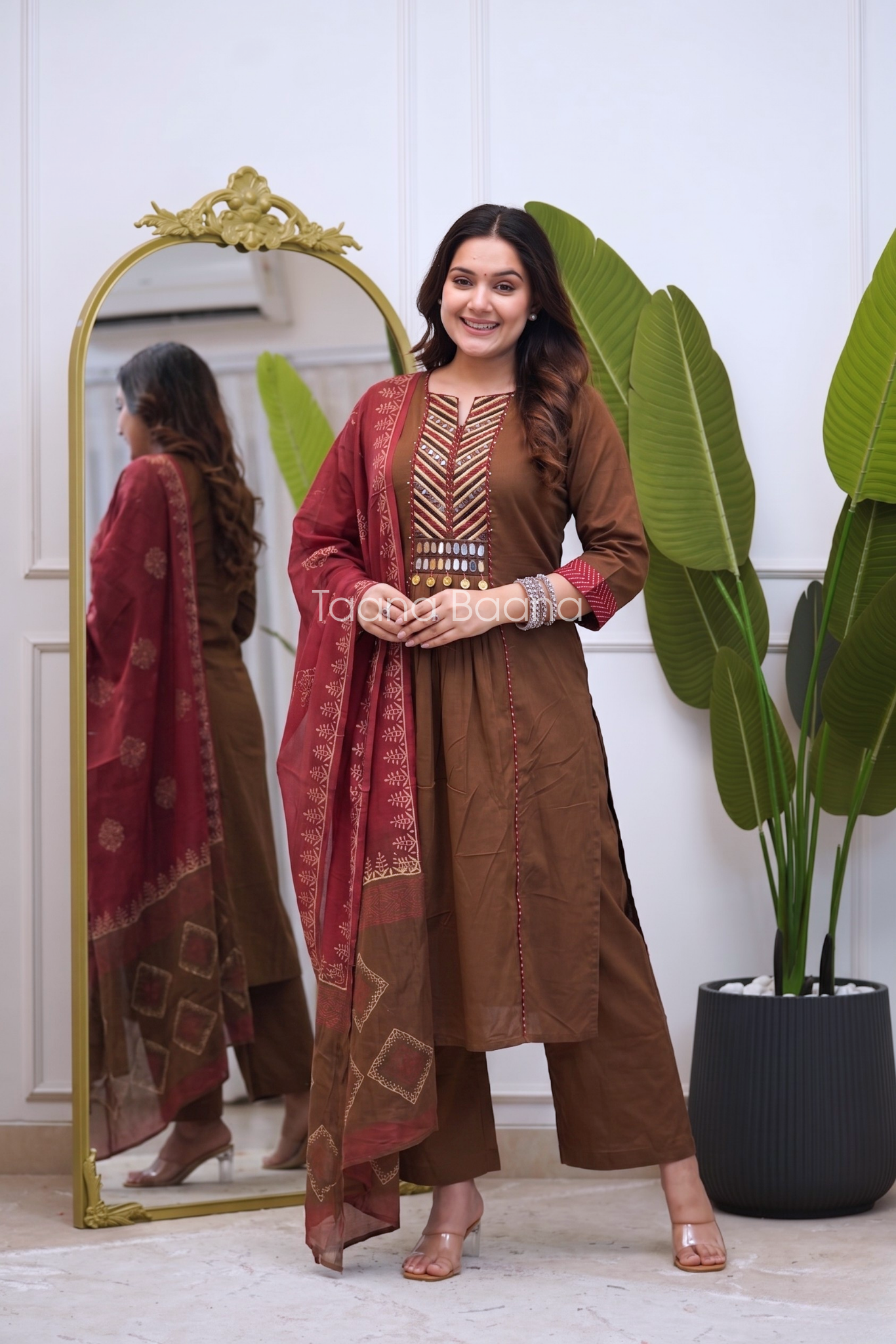 Dupatta Plazo Set
