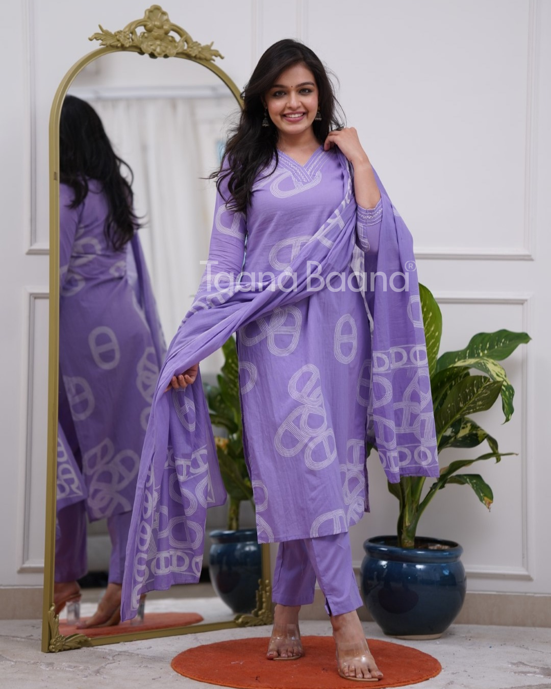Dupatta Pant Set