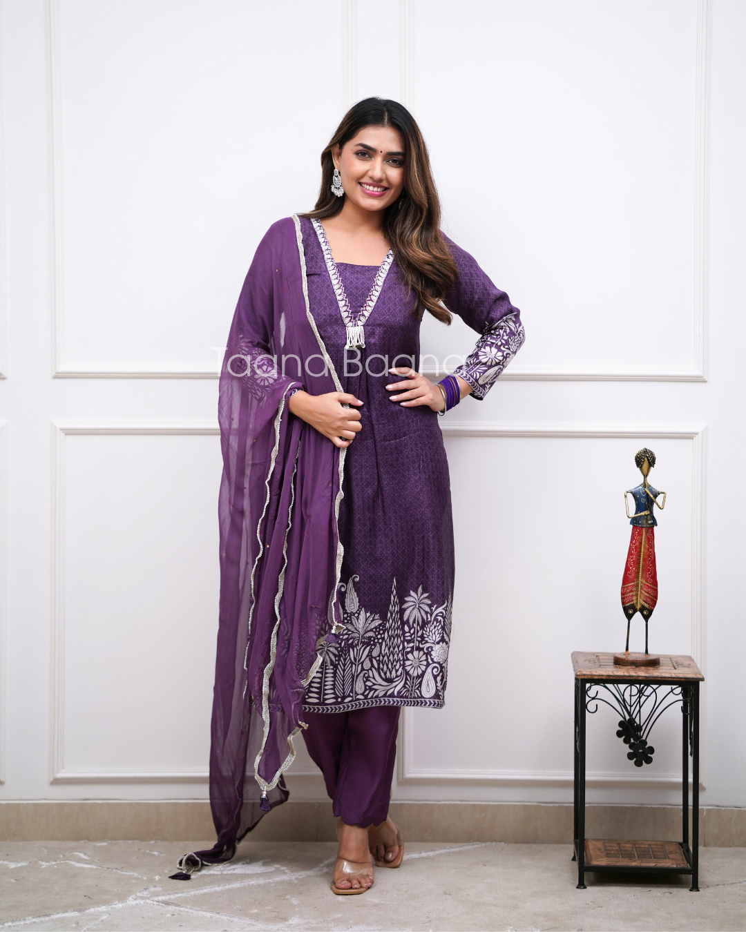 Dupatta Pant Set