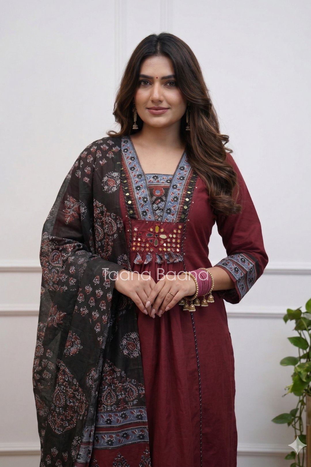 Dupatta Plazo Set