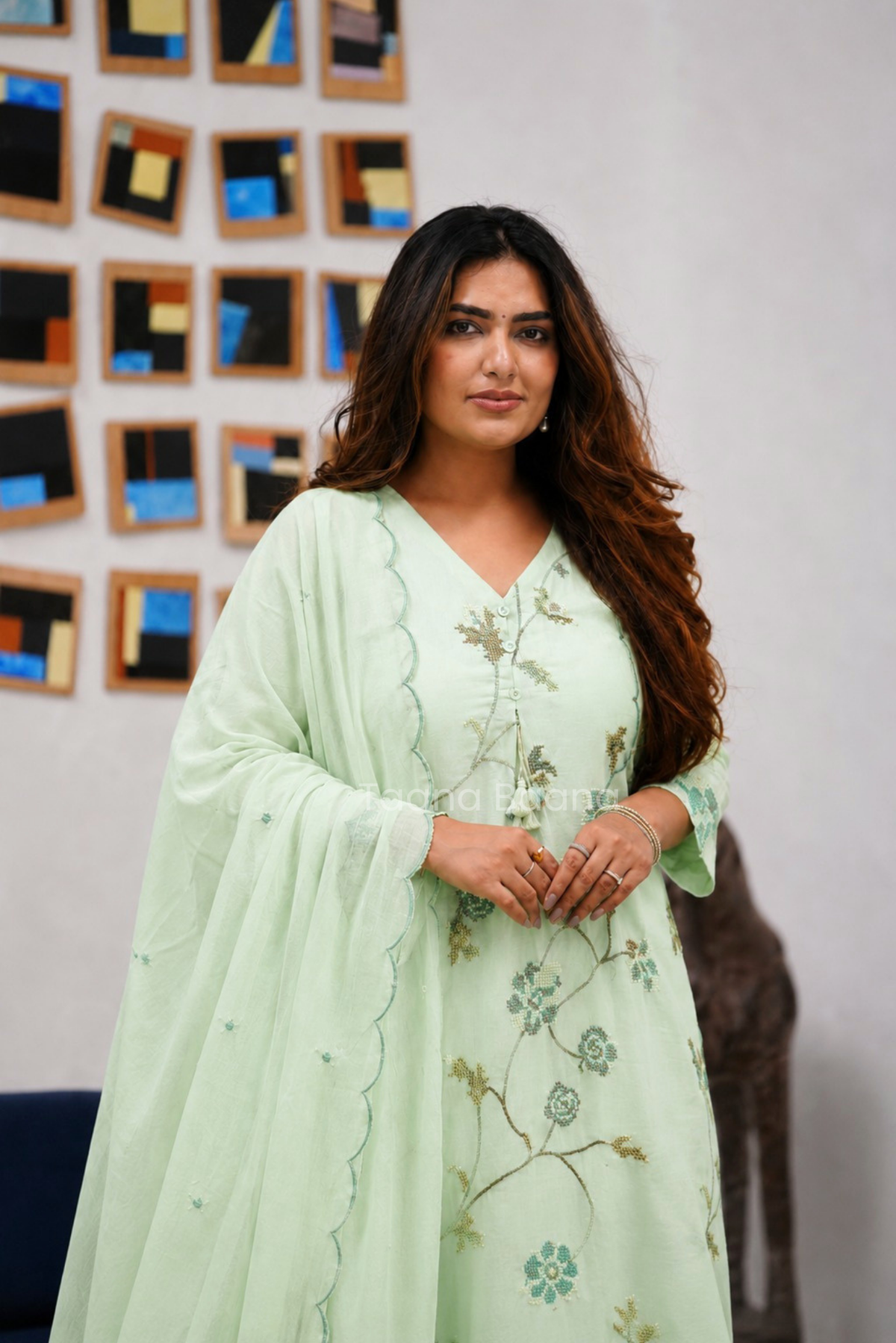 Dupatta Pant Set