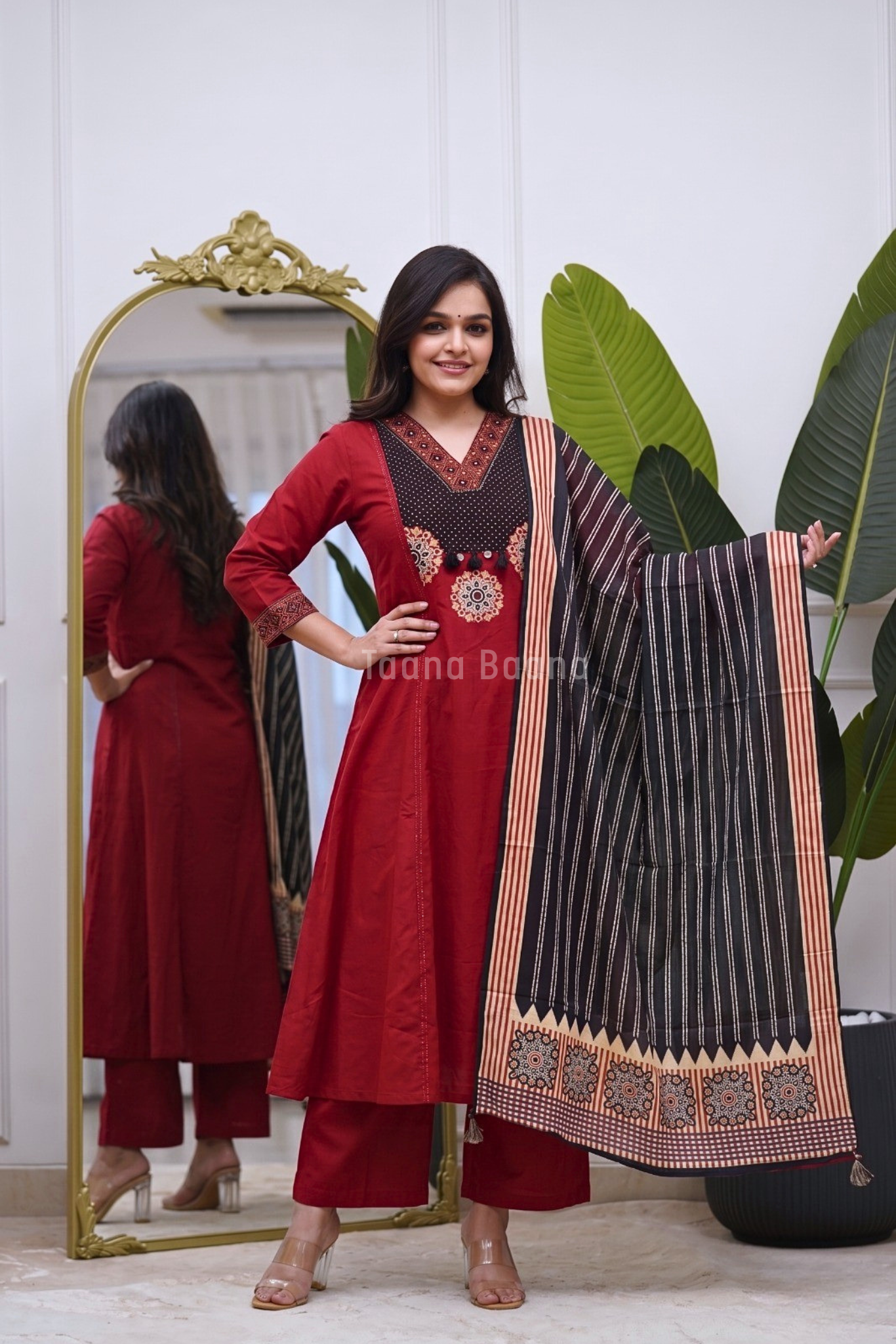 Anarkali Dupatta Set