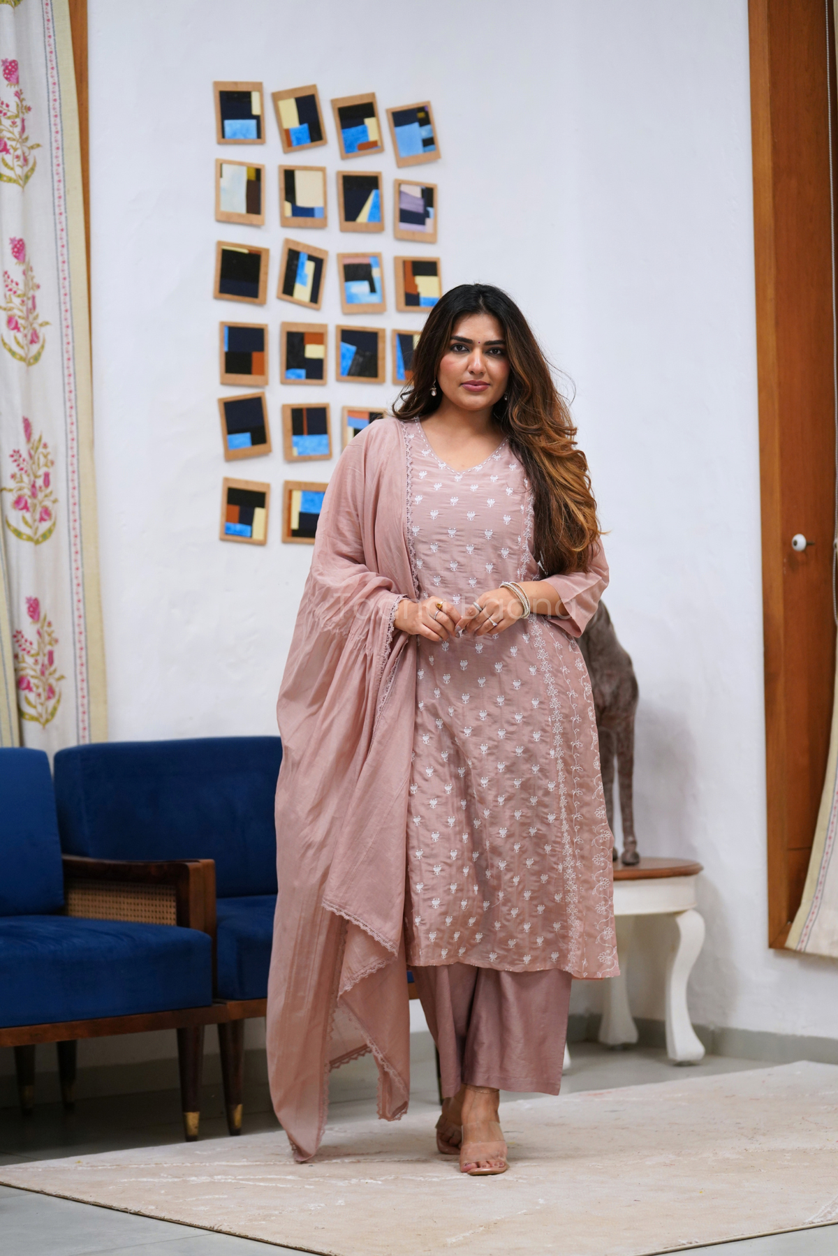Dupatta Pant Set