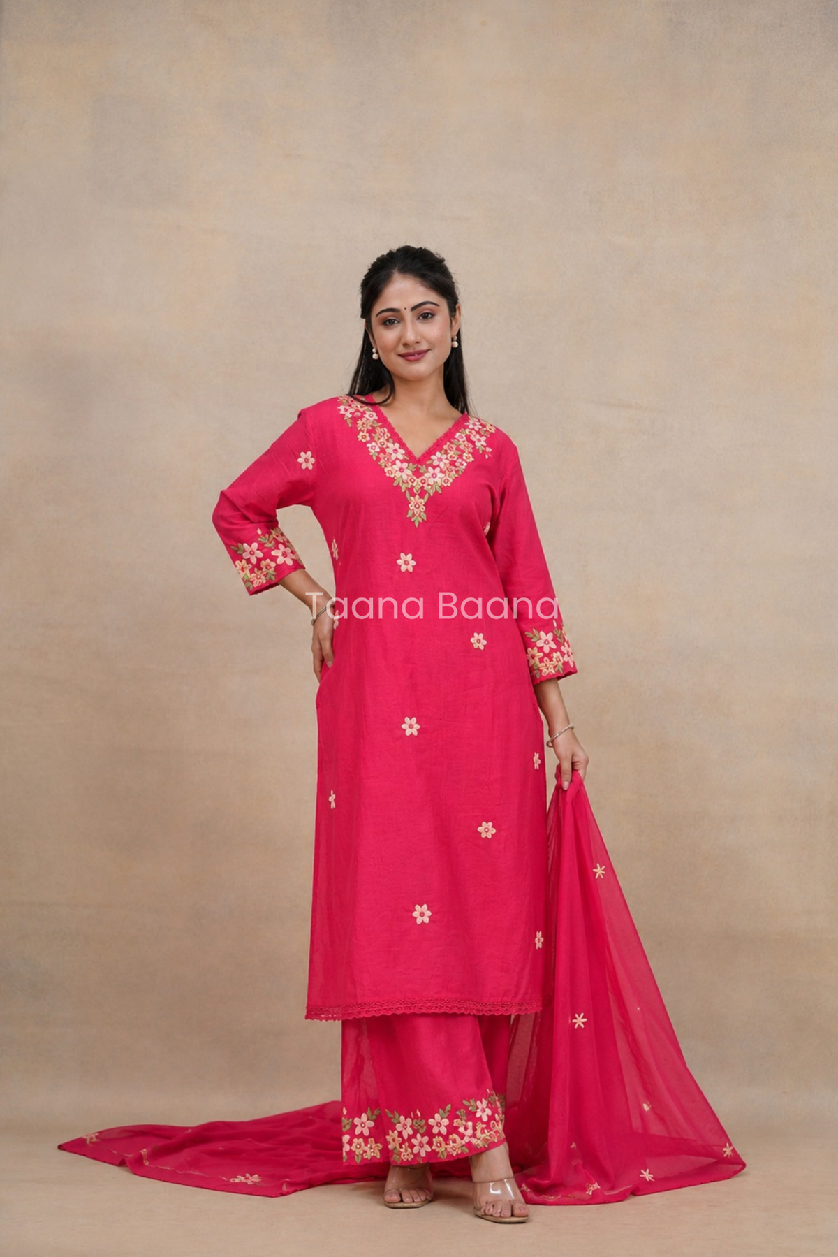 Dupatta Pant Set