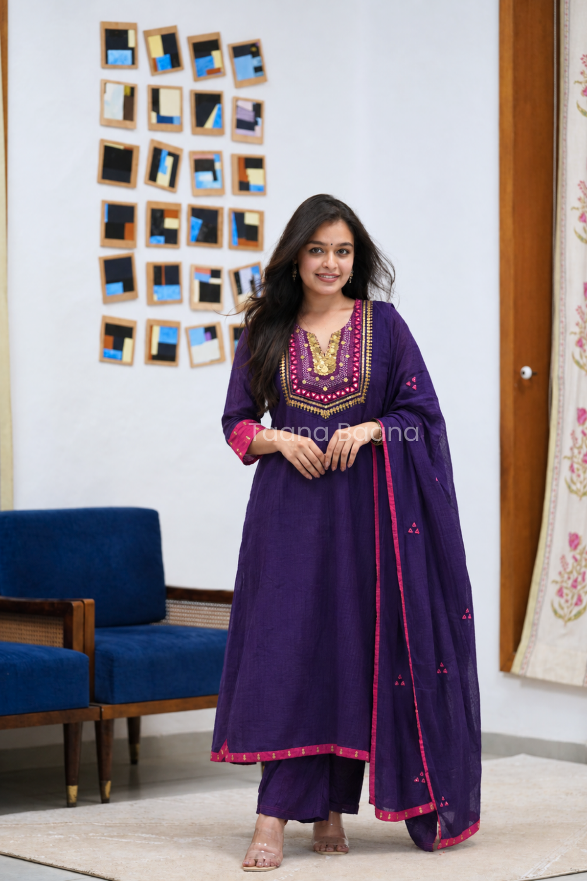 Dupatta Pant Set