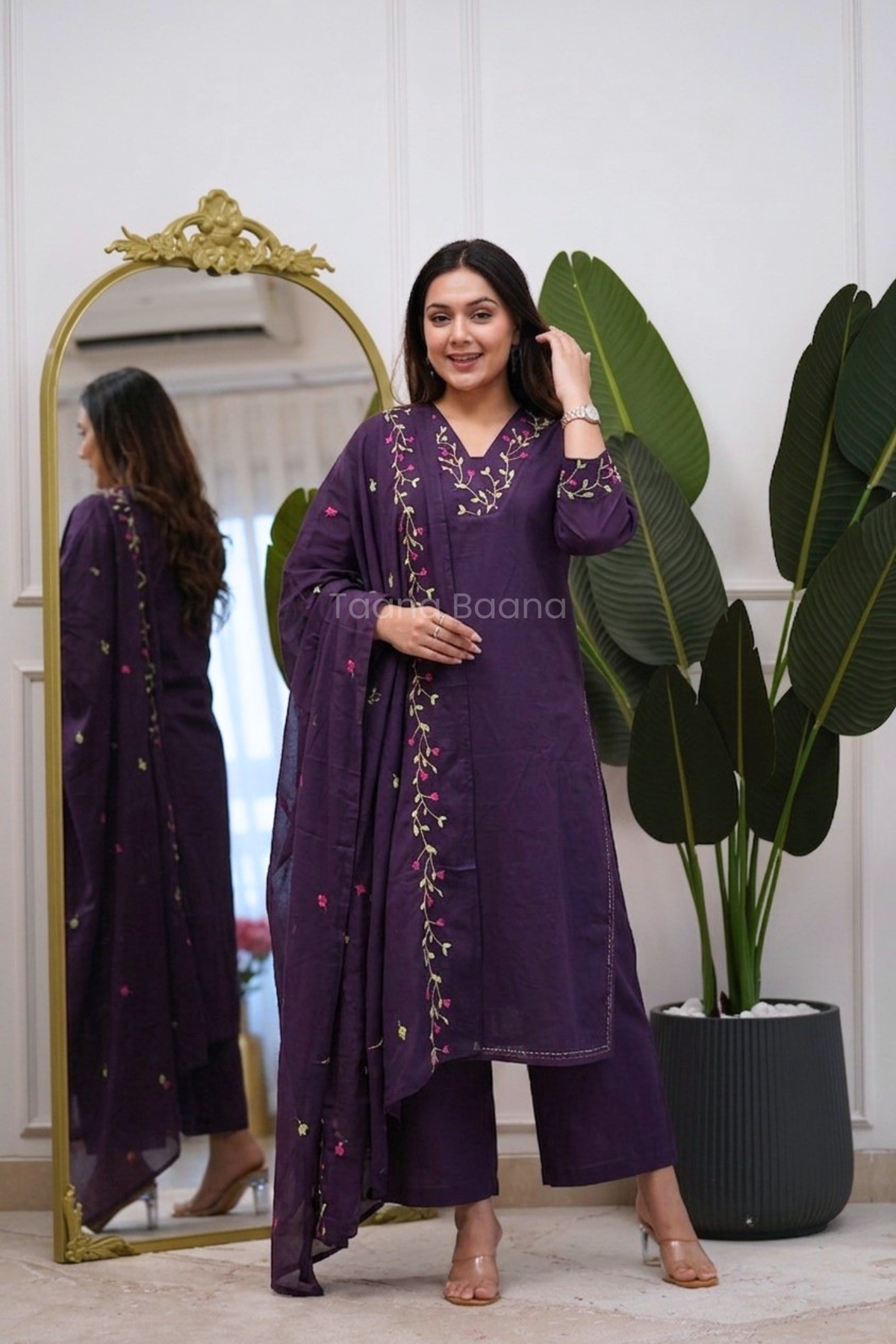 Dupatta Pant Set