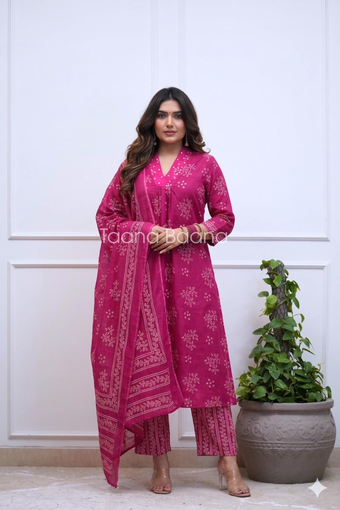 Dupatta Plazo Set