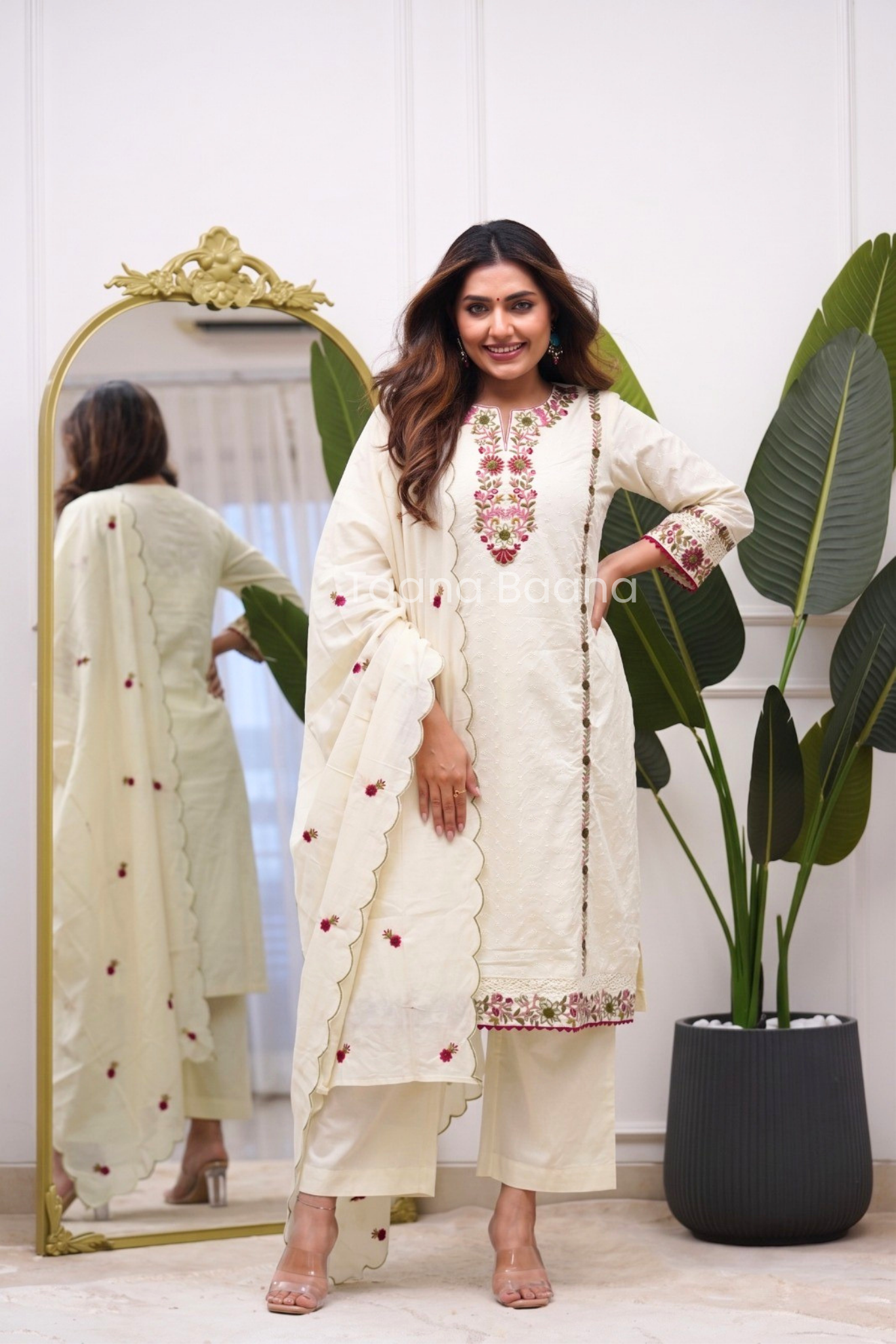 Dupatta Pant Set