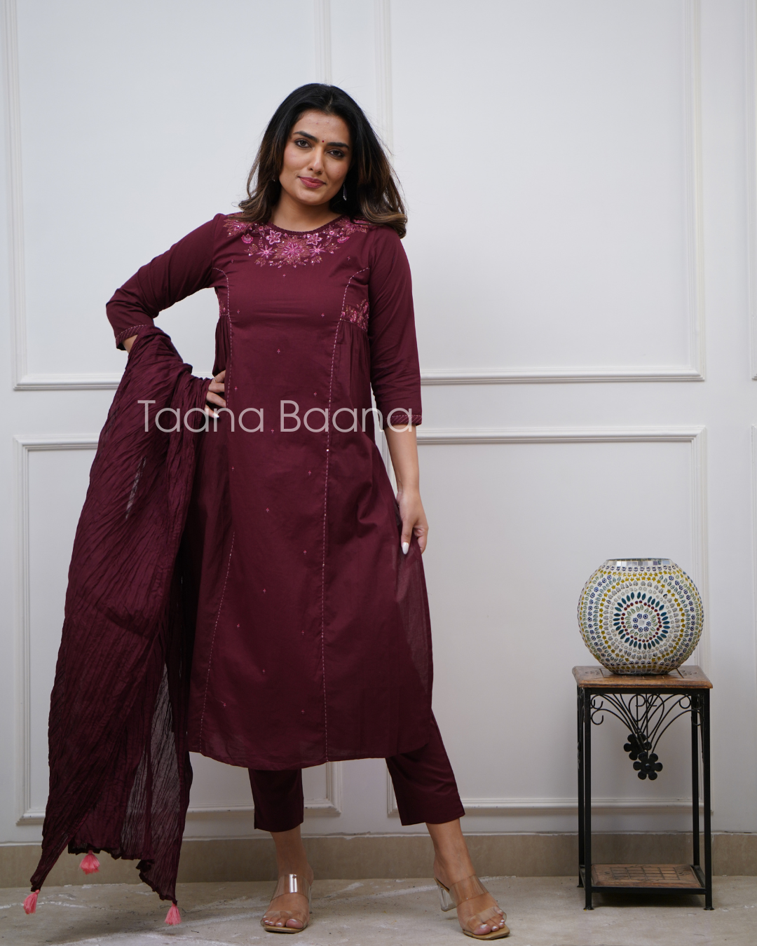 Dupatta Pants Set