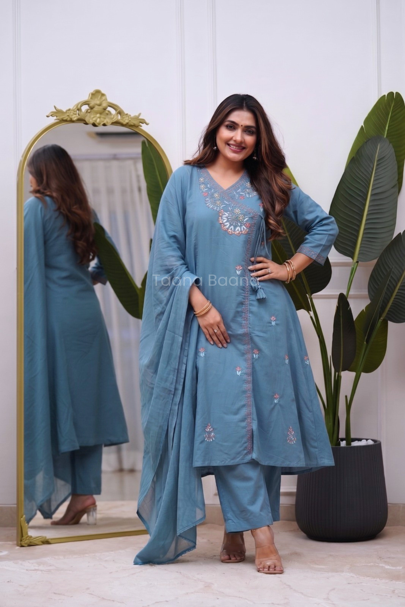 Dupatta Pant Set