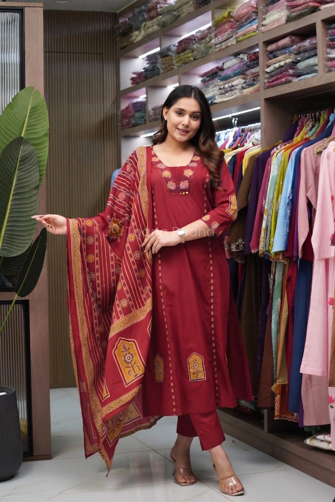 Dupatta Pant Set