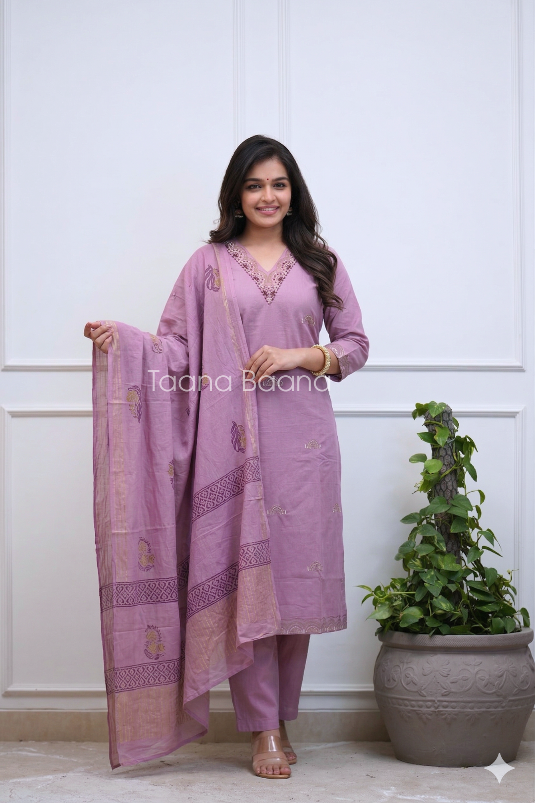 Dupatta Pant Set