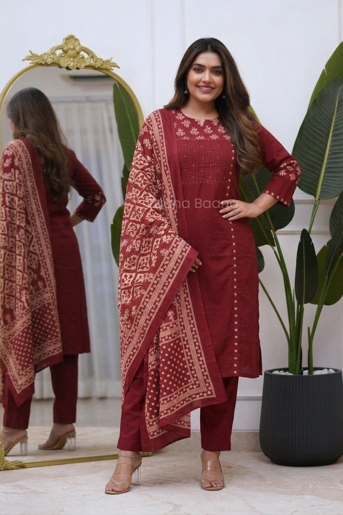 Dupatta Pant Set