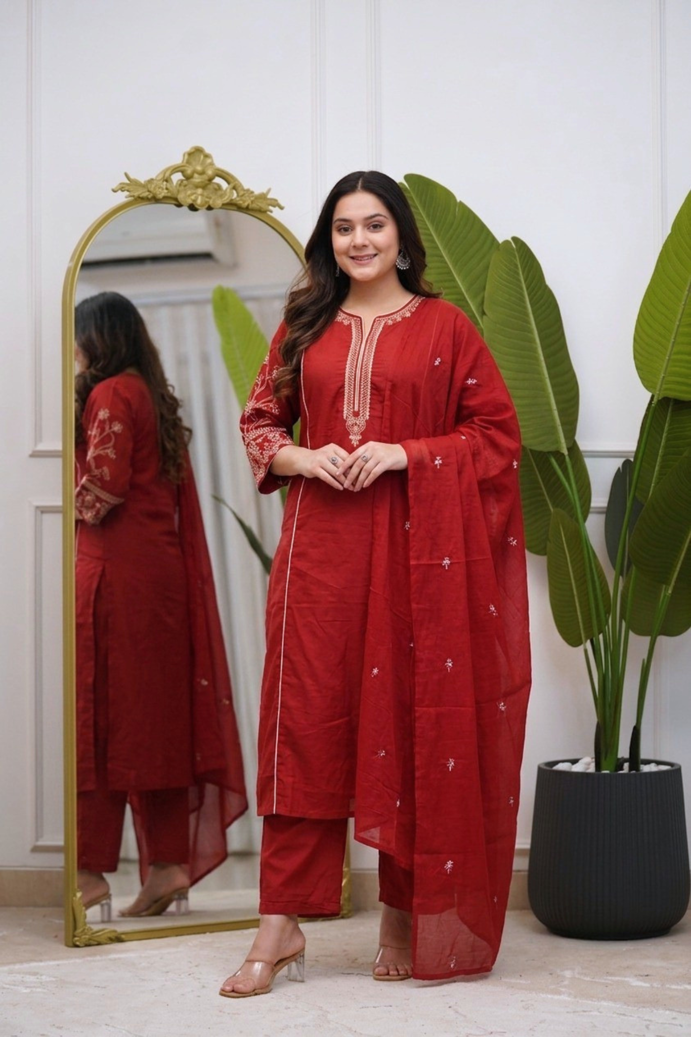 Dupatta Pant Set