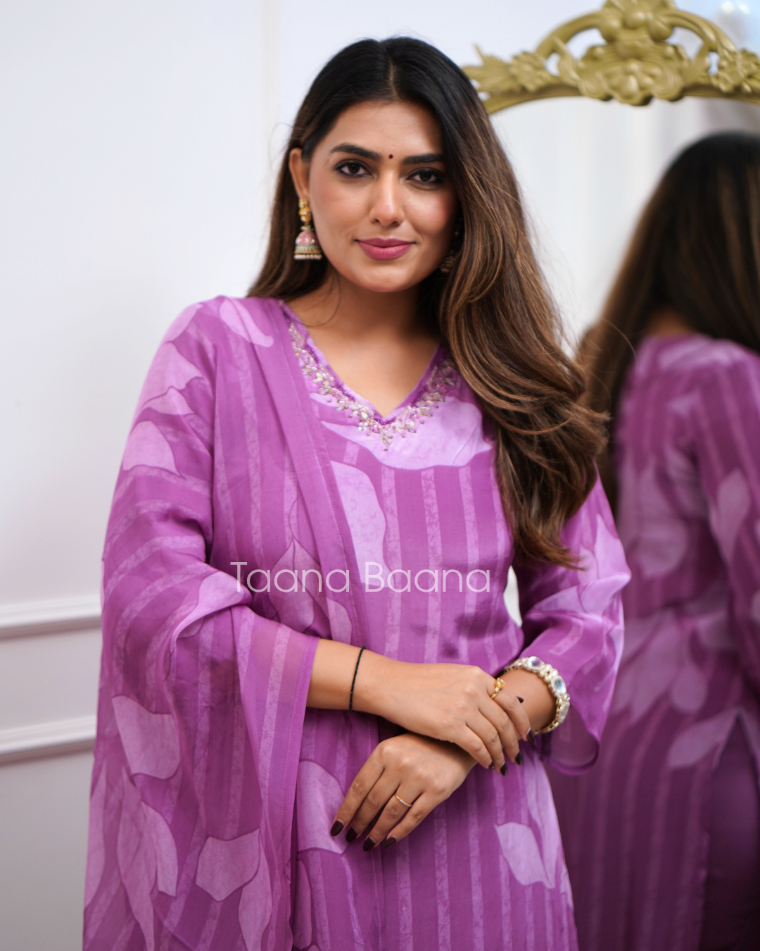 Dupatta Pant Set
