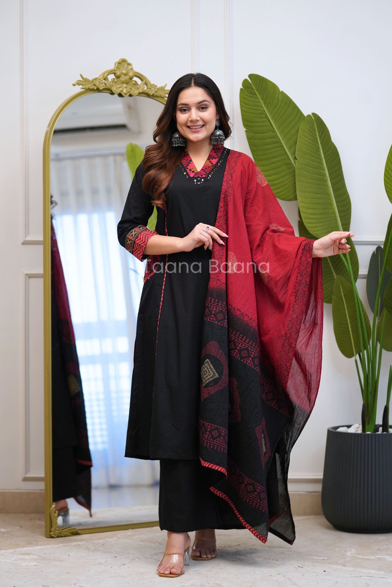 Dupatta Pant Set