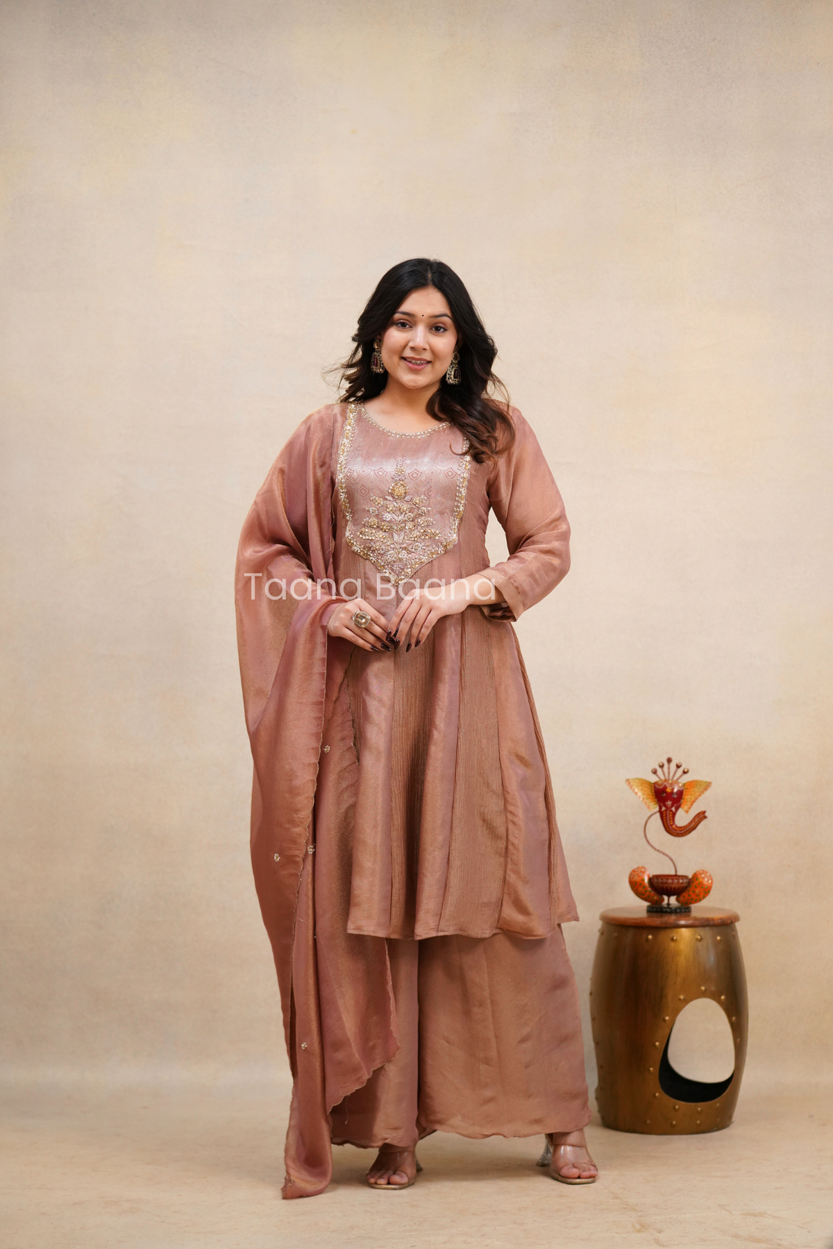 Dupatta Plazo Set