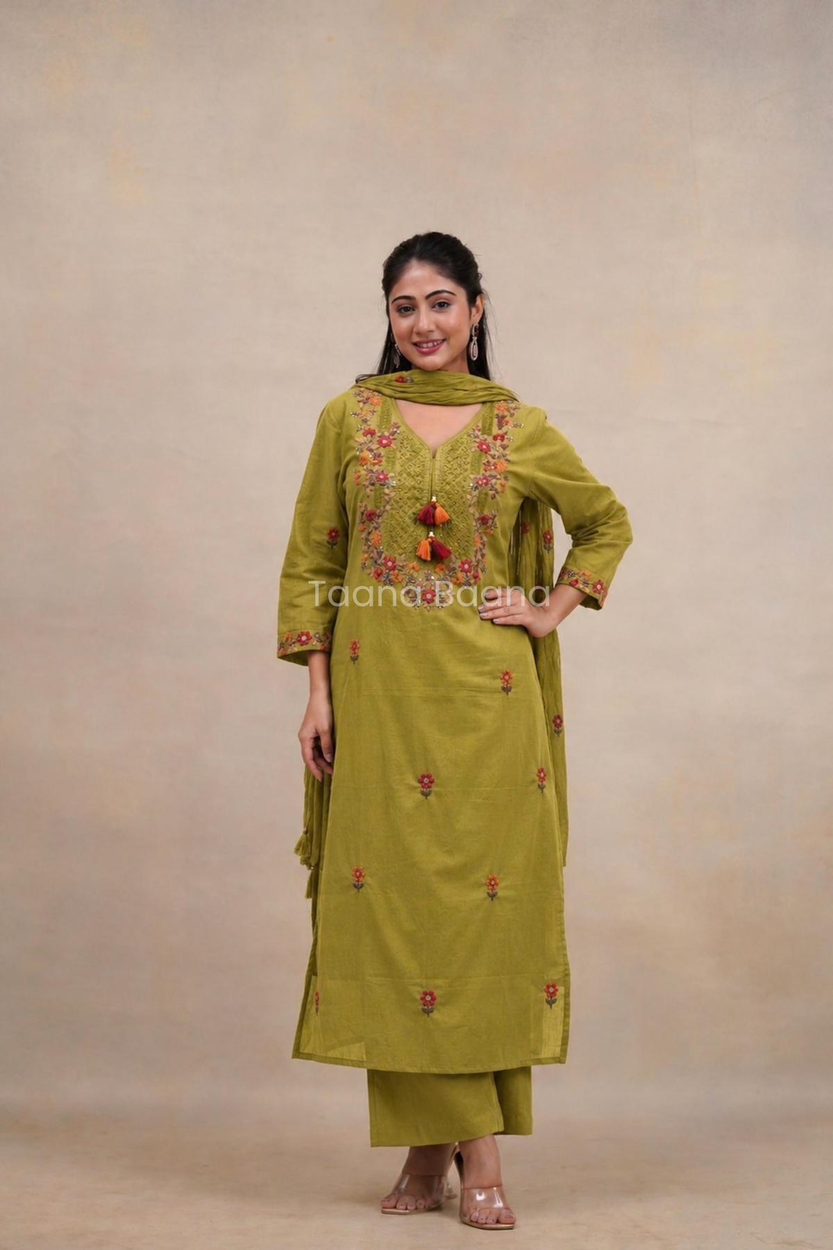 Dupatta Pant Set