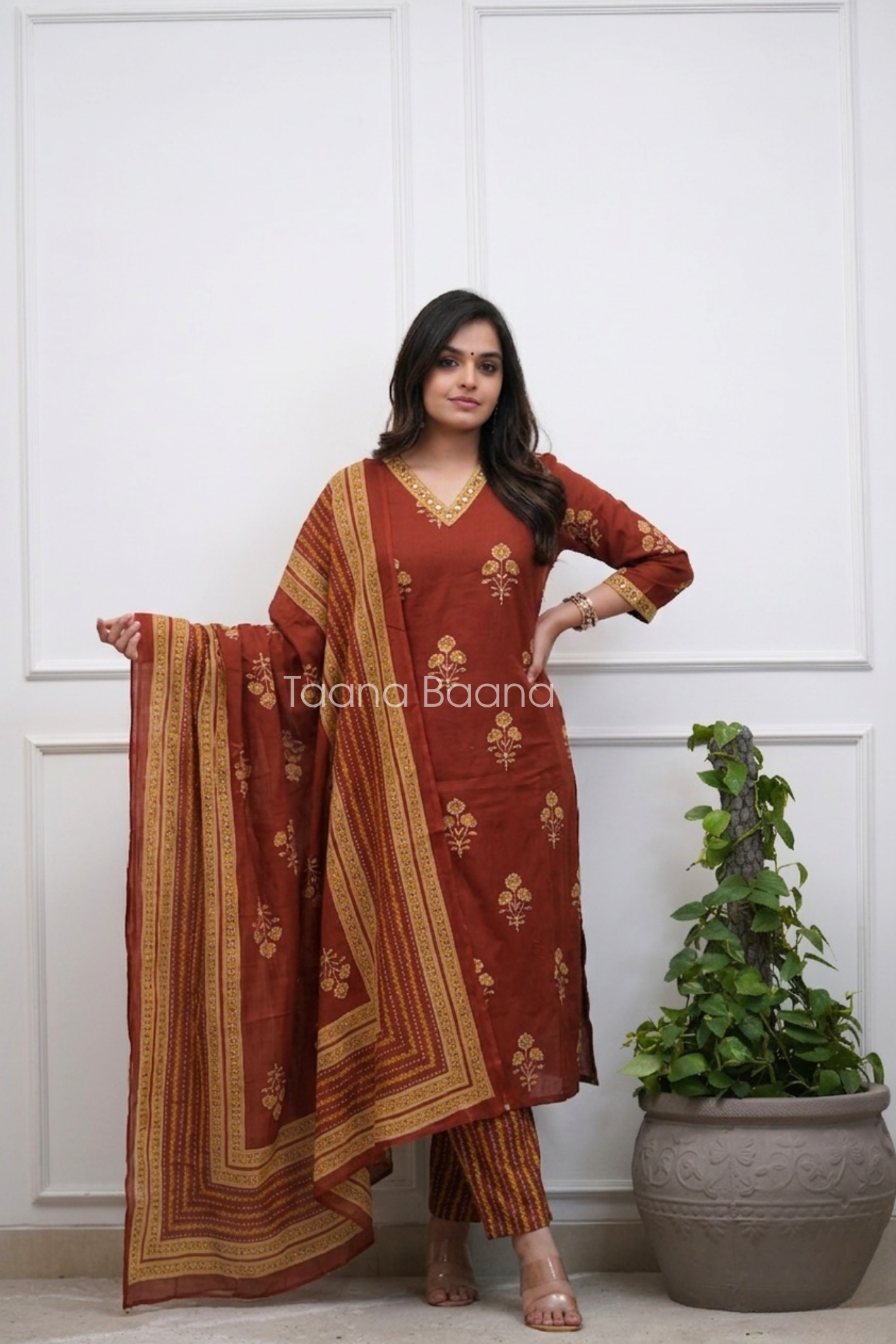 Dupatta Pant Set