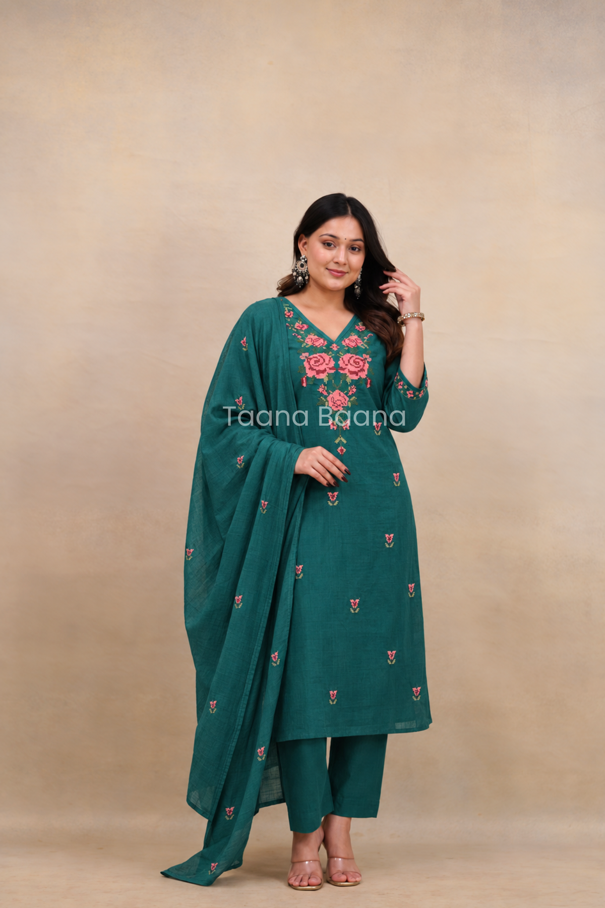 Dupatta Pant Set