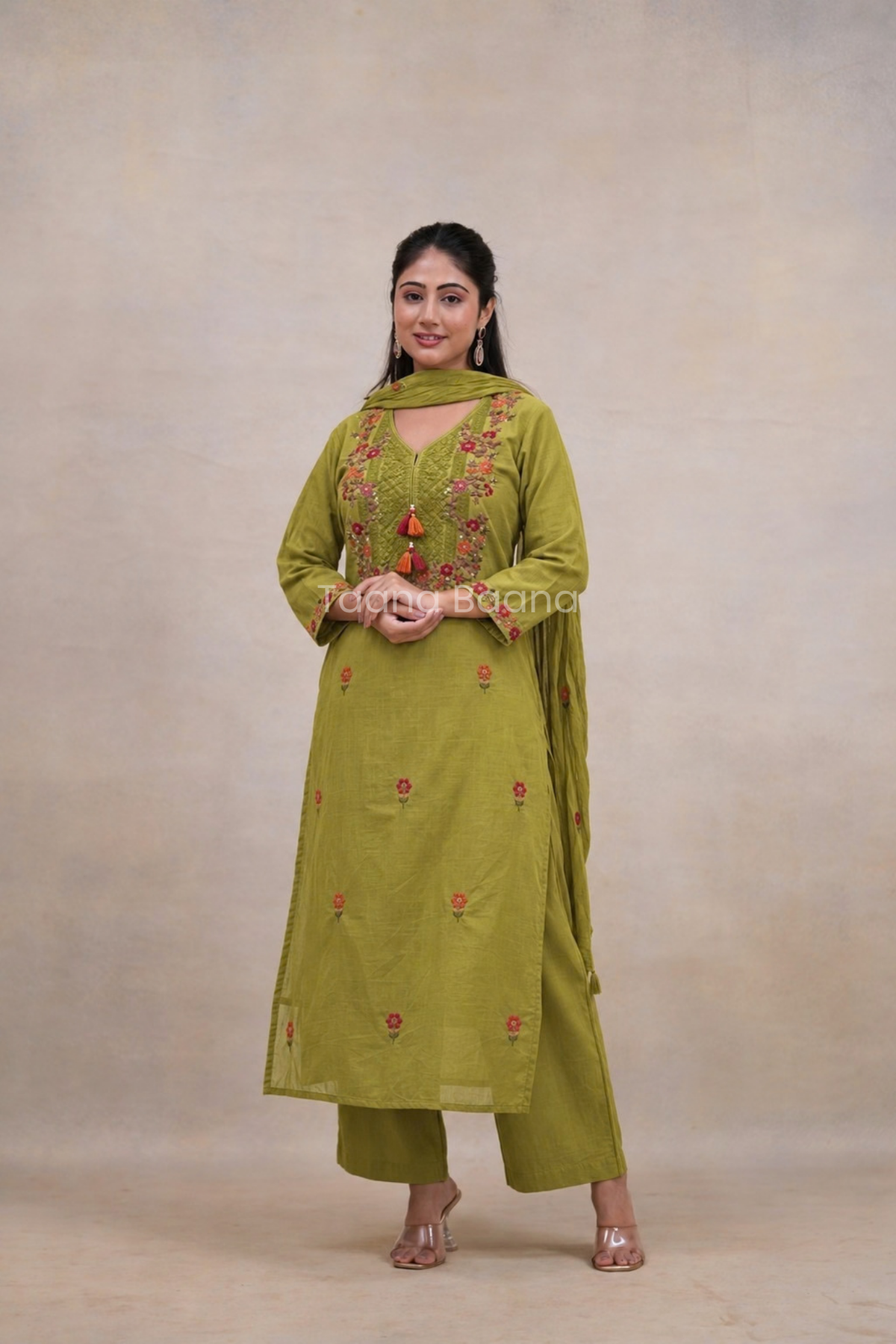 Dupatta Pant Set